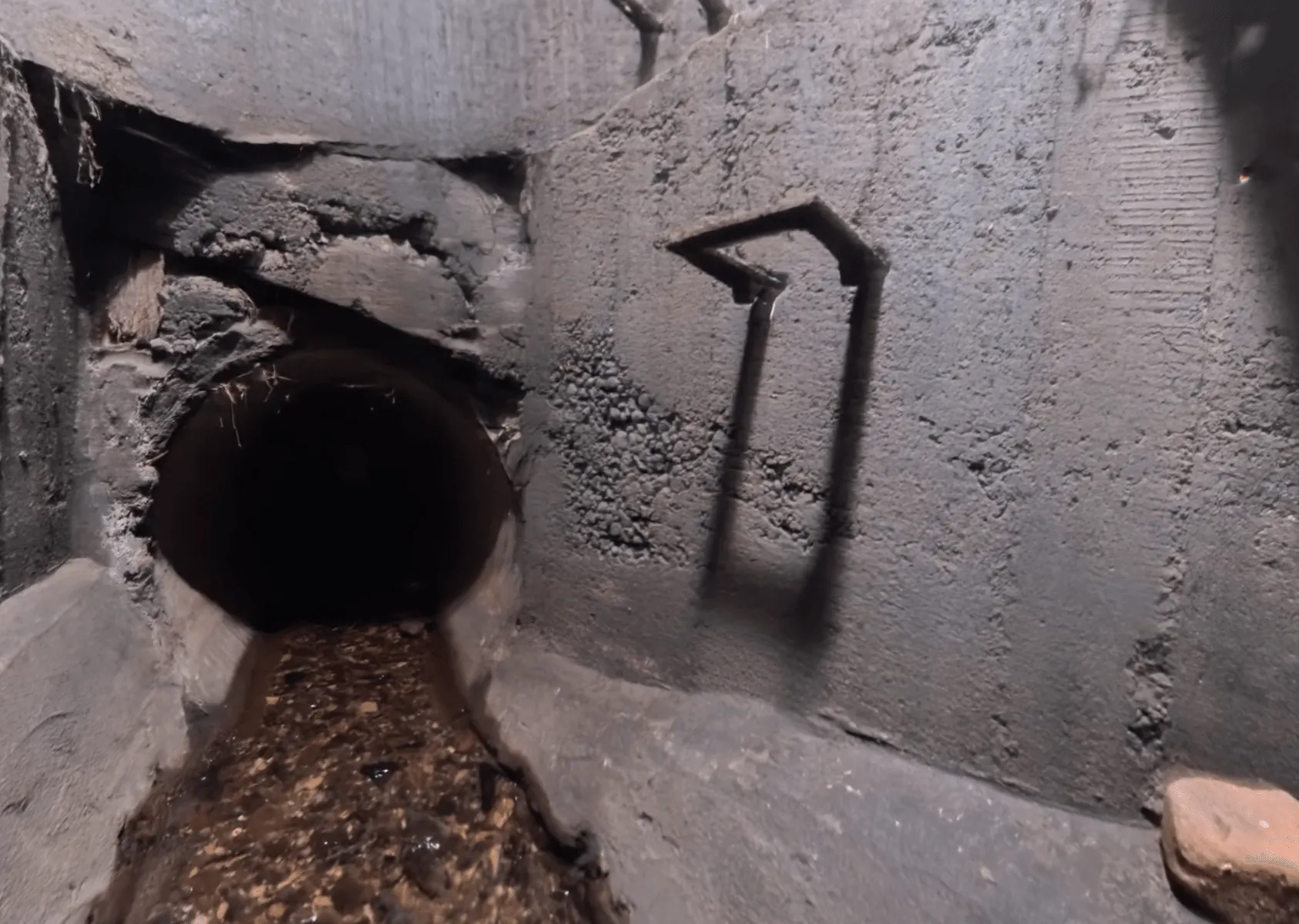 Rys. 4. Fragment zdjęcia 360st wnętrza studni